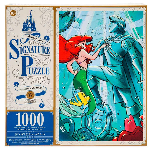 The Little Mermaid 35th Anniversary Disney Parks Signature Puzzle - 1,000 Piece Jigsaw Puzzle Walt – Image 1 | HappilyShoppe
