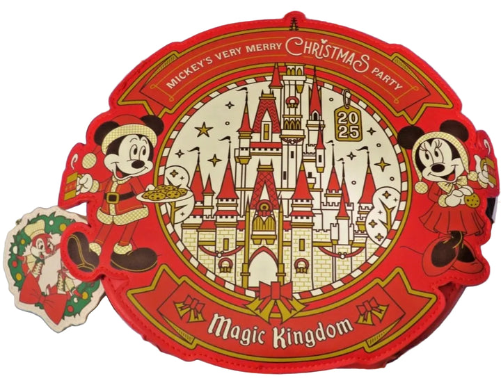Loungefly Disney Parks Mickey\'s Very Merry Christmas Party Convertible Backpack Loungefly Bag and More Merchandise Previewed for 2025  main image 3