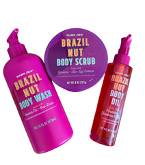 Trader Joe's Brazil Nut Set- Body Oil, Body Scrub, Body Wash