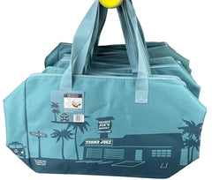 " Dusty Blue " BLUE/TEAL! Large Trader Joe’s Insulated Cooler Bag