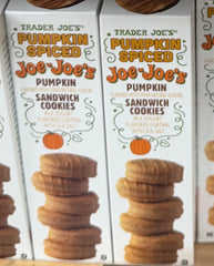 2 Packs Trader Joe’s Pumpkin Spiced Joe-Joe's Sandwich Cookies 9.4 oz