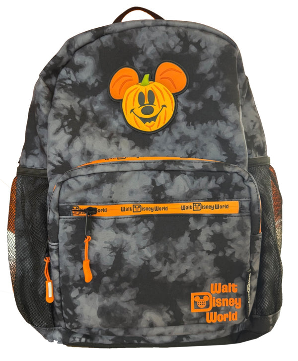 2025 Walt Disney World Parks Halloween Mickey Mouse Pumpkin Full Size Backpack