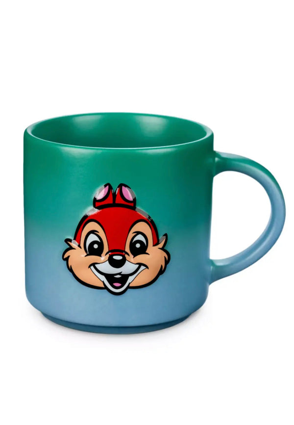 Disney Parks Chip 'n Dale Ombré Two Tones Green Ceramic Coffee Mug