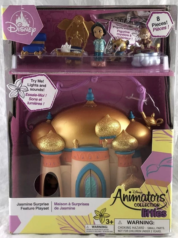 Disney Animators Collection Littles Jasmine Aladdin Surprise Feature Playset 8pc