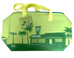 Trader Joe's 8 Gallons Reusable  Bag Cooler Large Insulated Tote Lime Green