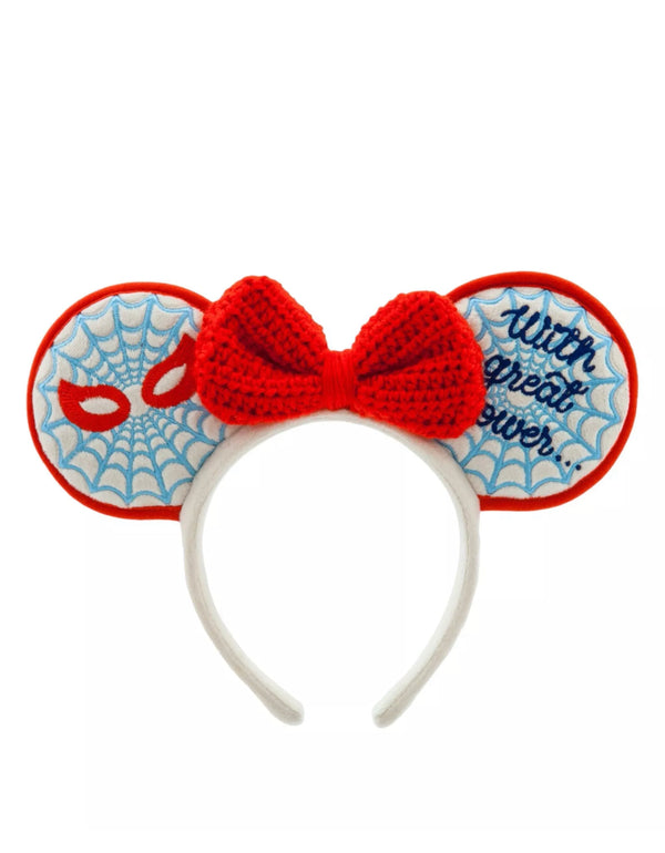 2023 Disney Parks Spider-Man "With Great Power" Minnie Ear Headband