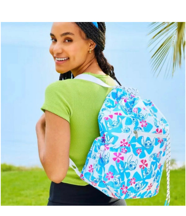 Disney Parks Stitch Drawstring Backpack