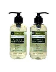 2 Pack Trader Joe’s Nourish All In One Facial Cleanser Fragrance Free 8.45 oz ea