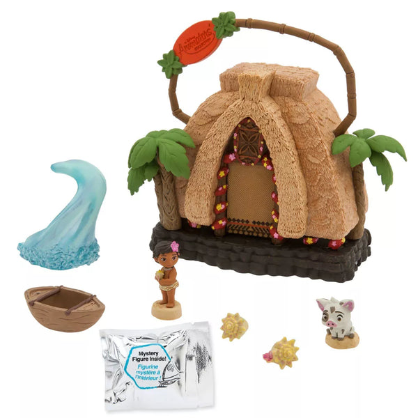 Disney Parks Animators' Collection Micro Playset - Moana 8 Piece Set