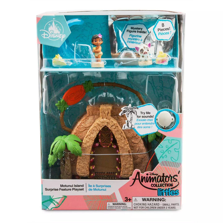 Disney Parks Animators' Collection Micro Playset - Moana 8 Piece Set – Image 2 | HappilyShoppe