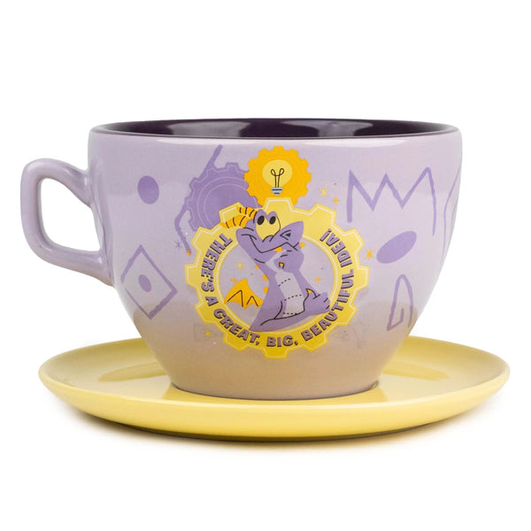 Disney Parks Figment Mug Cup Saucer Drinkware set