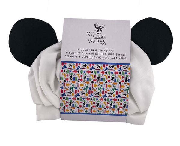 Disney Kids Apron & Mickey Chef Hat - Mousewares Mickey & Friends