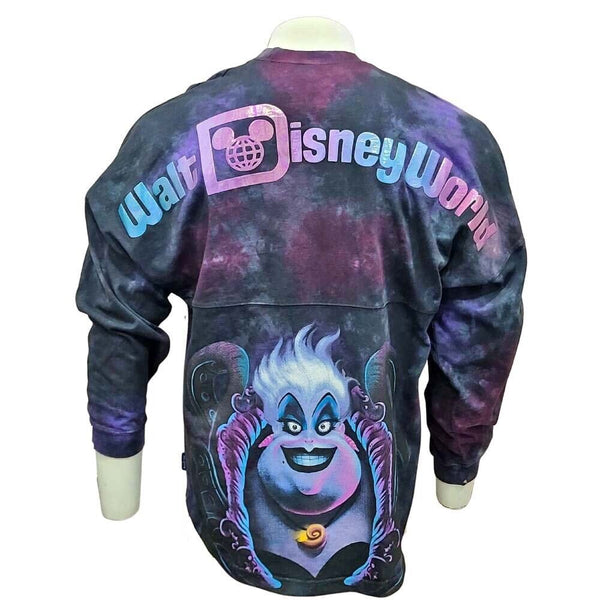 Disney Adult Spirit Jersey Shirt Walt Disney World Ursula Tie-Dye