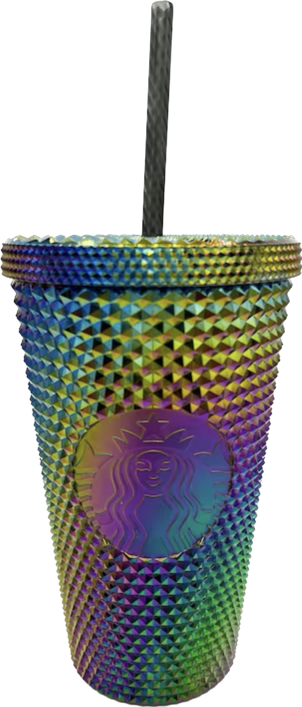 Starbucks Halloween 2023 Oil Slick Rainbow Iridescent Grande Tumbler 16oz