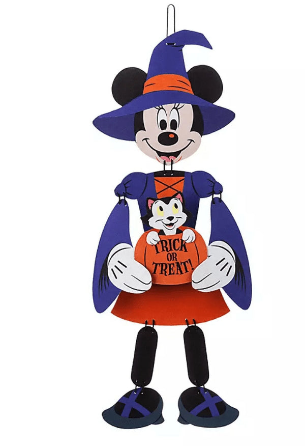 Disney Parks Halloween Minnie Mouse Witch Wall Decoration – Image 1 | HappilyShoppe