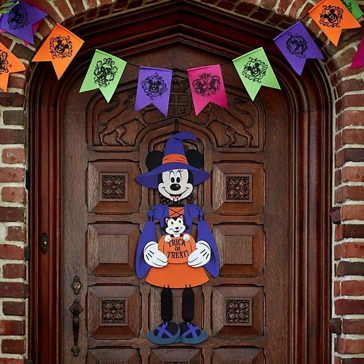 Disney Parks Halloween Minnie Mouse Witch Wall Decoration – Image 2 | HappilyShoppe