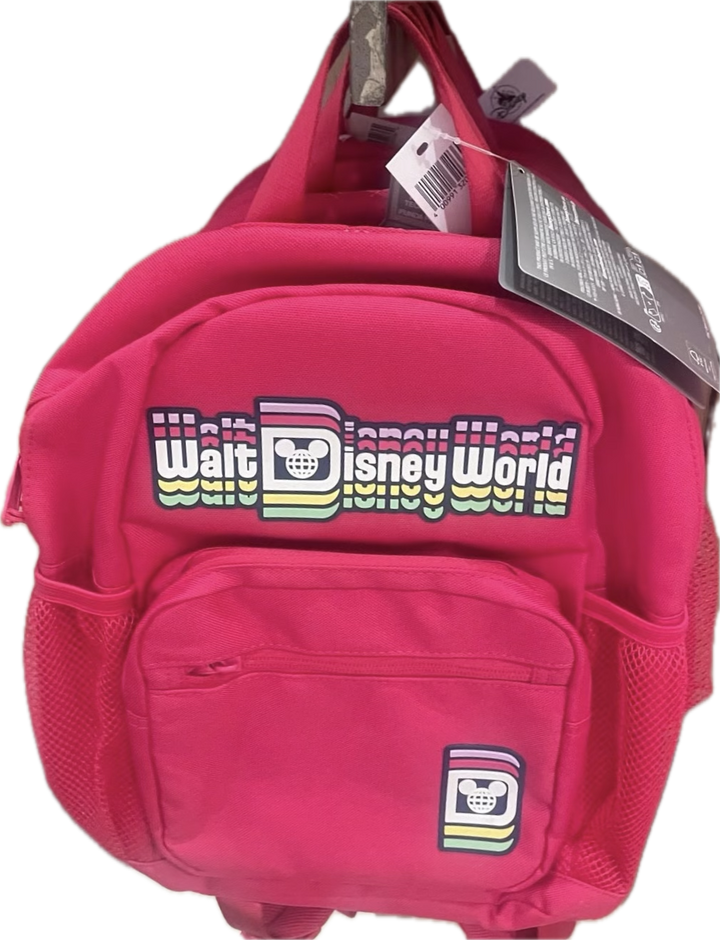 Disney Mini Backpack - Hot Pink Walt Disney World Logo – Image 1 | HappilyShoppe