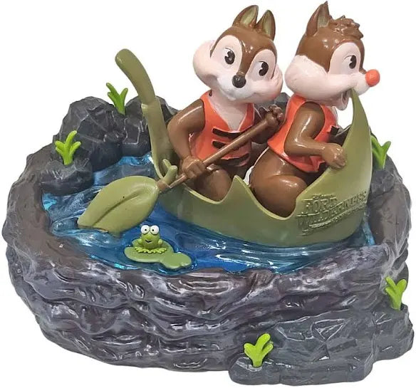 Disney Figure Fort Wilderness Resort Chip 'N Dale Canoeing Figurine – Image 1 | HappilyShoppe