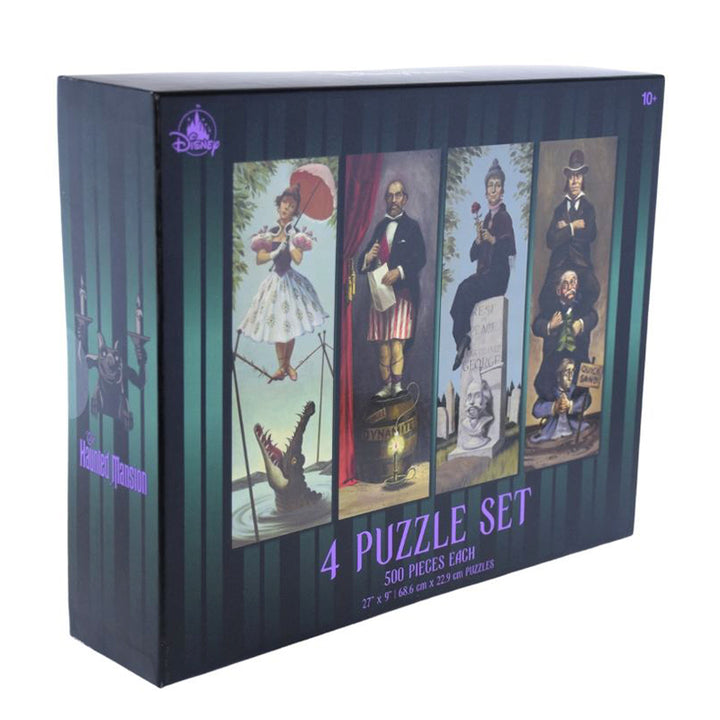 Disney The Haunted Mansion Stretching Portraits 4 Puzzle Set (500-piece each) – Image 2 | HappilyShoppe