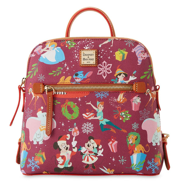 Disney Dooney And Bourke Christmas 2023 Mickey And Friends Backpack Handbag
