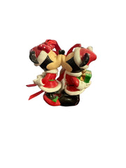 Disney Parks Minnie Mickey Kissing Christmas Ornament