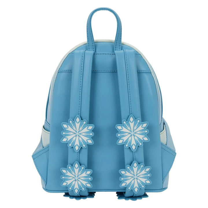 Loungefly Frozen Elsa Glitter Sequin Cosplay Mini Backpack – Image 3 | HappilyShoppe