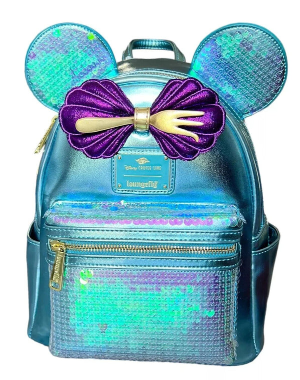 Loungefly Disney Cruise Line DCL Exclusive Ariel Little Mermaid Backpack