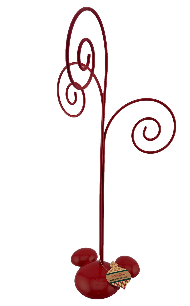 Disney Ornament Holder Display Stand - Mickey Mouse - RED 3 Loops – Image 1 | HappilyShoppe