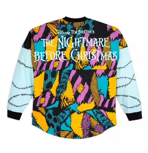 Disney Parks Nightmare Before Christmas Sally Spirit Jersey Shirt – Image 1 | HappilyShoppe