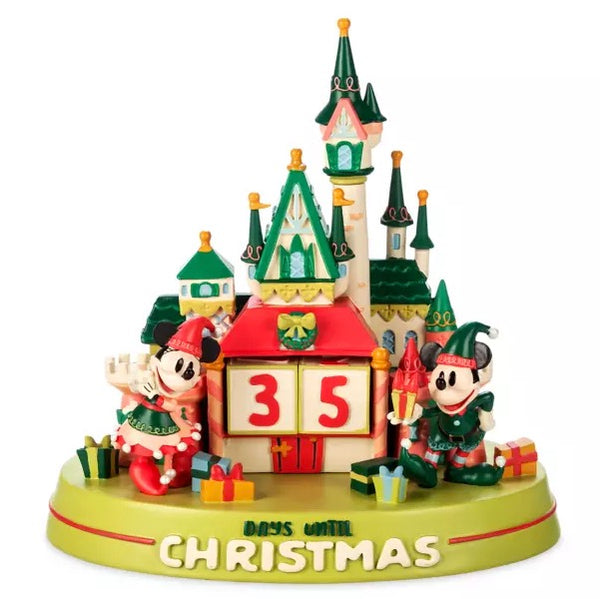 Disney Parks Mickey & Minnie Castle Christmas Countdown Calendar – Image 1 | HappilyShoppe