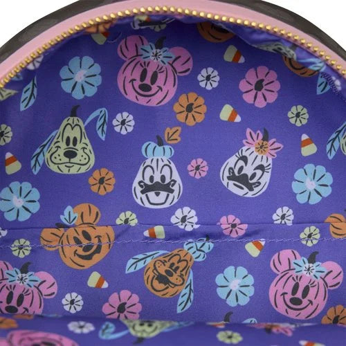 Loungefly Disney Minnie Mouse Trick or Treat Pumpkin GlTD Scented Mini Backpack – Image 5 | HappilyShoppe