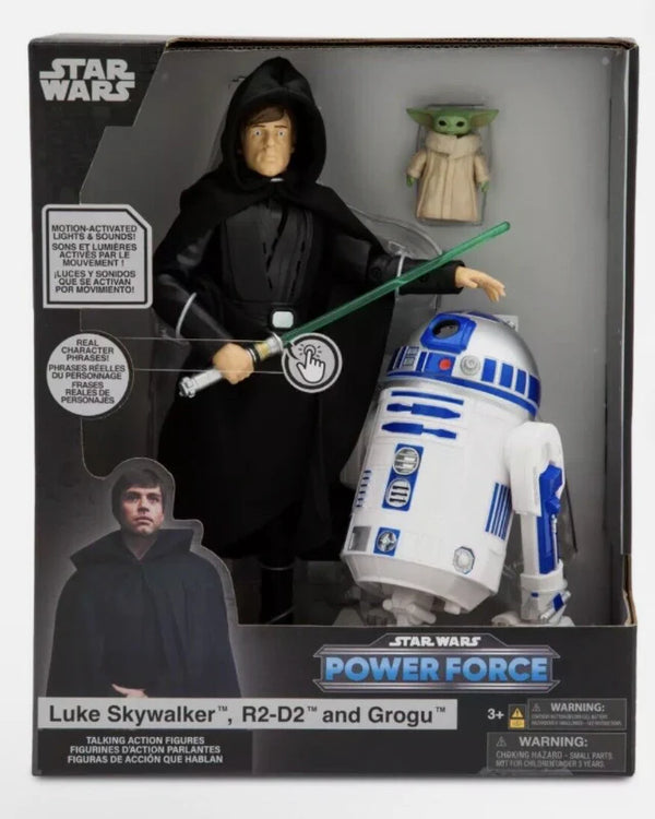 Disney Parks Luke Skywalker Talk Action Figure Set - Star Wars Power Force