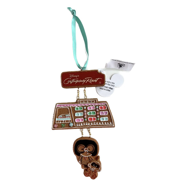 Disney Parks Christmas Ornament - Contemporary Resort Gingerbread House