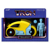 Disney Parks Super7 ReAction Figure Tron Lightcycle Yellow Flynn And Lightcycle