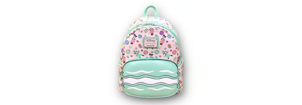 Disney Parks Loungefly Mini Backpack EPCOT France Minnie Macaron – Image 1 | HappilyShoppe