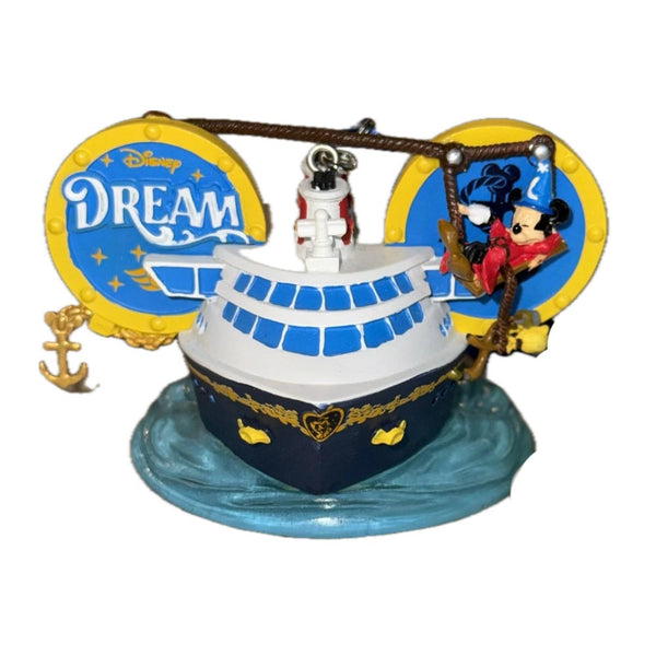Disney Cruise Line DCL Dream Sorcerer Mickey Mouse Ear Hat Ornament