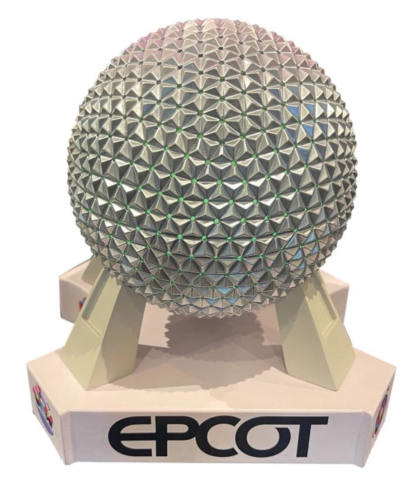 Disney Parks Epcot Reimagined Spaceship Earth Light-Up Figure Statue