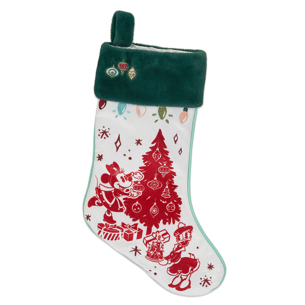 Disney Parks Minnie Mouse Holiday Christmas Stocking