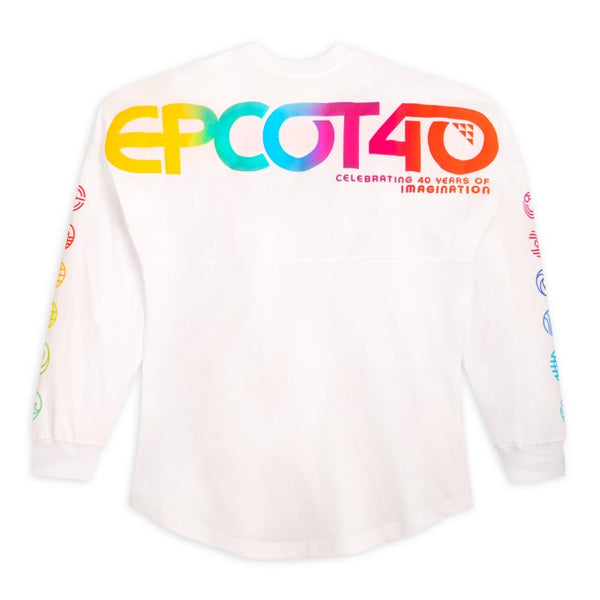 Disney Parks Adult Spirit Jersey Shirt EPCOT 40th Anniversary