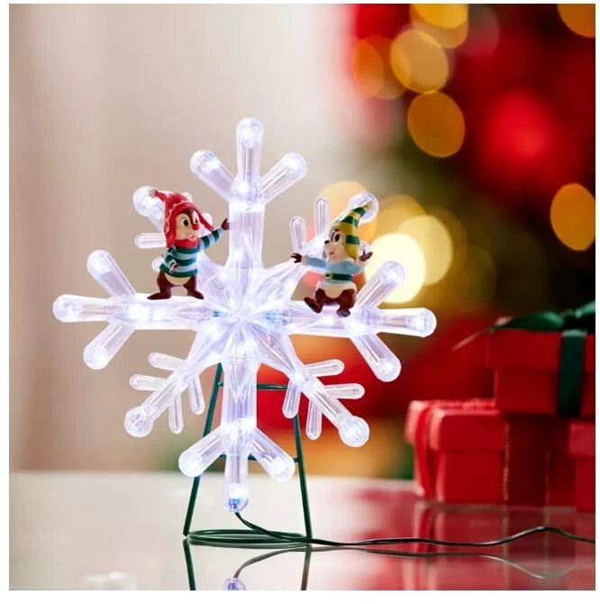 Disney Parks Chip 'n Dale Light-Up Holiday Christmas Tree Topper – Image 4 | HappilyShoppe
