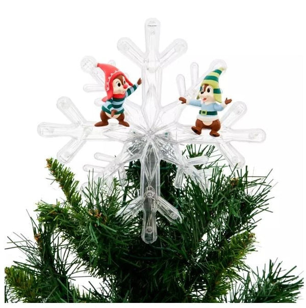 Disney Parks Chip 'n Dale Light-Up Holiday Christmas Tree Topper – Image 1 | HappilyShoppe