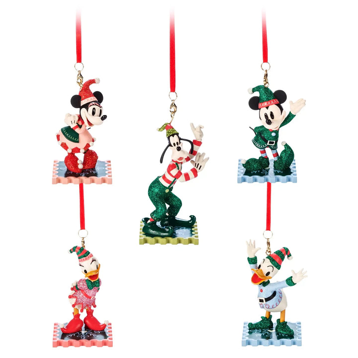 Disney Parks Making Christmas Magical Sketchbook Ornaments Set of 5 – Image 2 | HappilyShoppe
