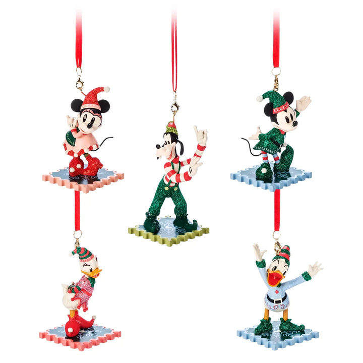 Disney Parks Making Christmas Magical Sketchbook Ornaments Set of 5 – Image 3 | HappilyShoppe