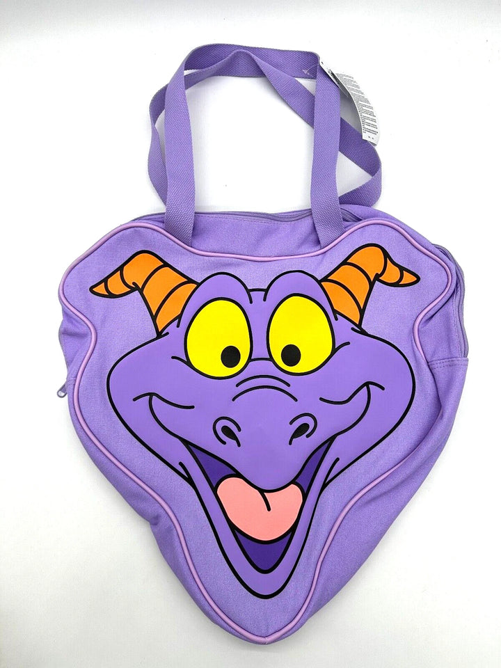 Disney Parks Walt Disney World Figment Head Retro Canvas Large Tote Bag – Image 5 | HappilyShoppe