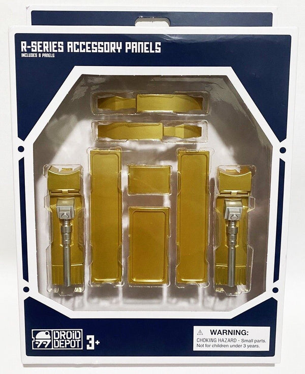 Disney Galaxy’s Edge R-SERIES GOLD Accessory Panels for Custom RC Droid Depot