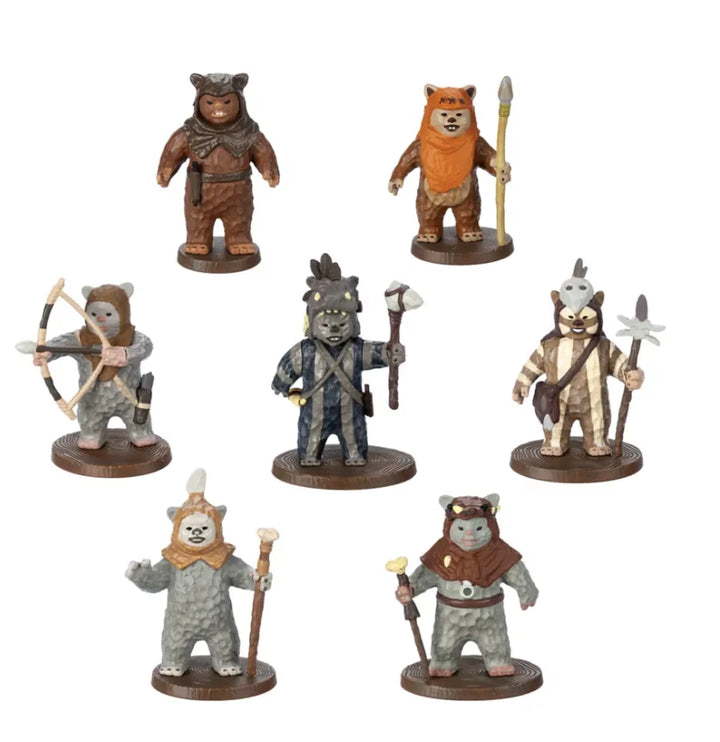 Disney Star Wars Ewok Figurine Set Return of the Jedi 40th Anniversary – Image 2 | HappilyShoppe