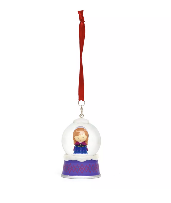 Disney Frozen Anna Snow Globe Christmas Tree Ornament