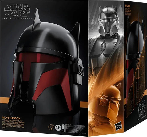 Star Wars The Black Series Moff Gideon Premium Electronic Helmet BY HASBRO – Image 1 | HappilyShoppe