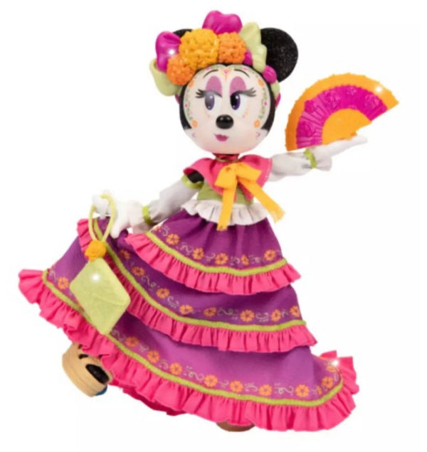 Disney Parks Epcot Mexico Minnie Mouse Deluxe Catrina Doll