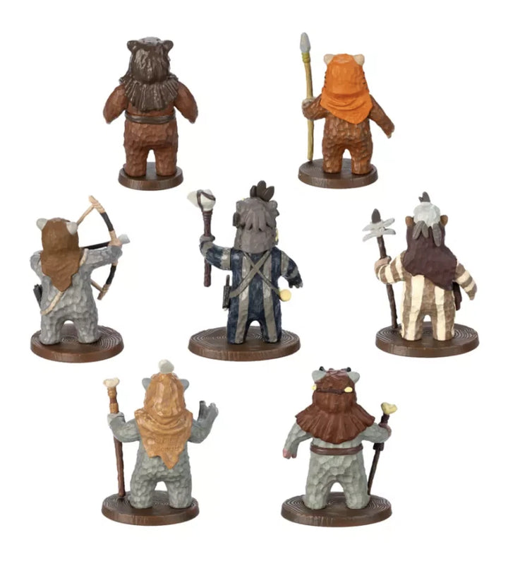 Disney Star Wars Ewok Figurine Set Return of the Jedi 40th Anniversary – Image 3 | HappilyShoppe